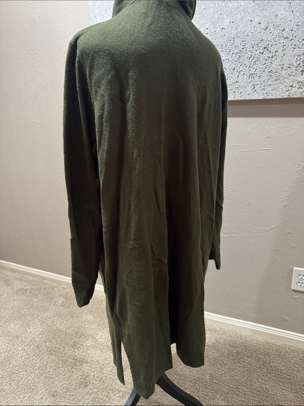 New York & Company Olive Green Knit Sweater - Picture 3 of 4